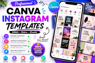 design editable canva instagram post templates, social media templates, ads