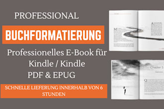 ich formatiere dein buch fur ebook und taschenbuch auf amazon kdp