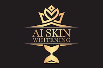 design existing awesome skin whitening logo