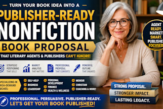write an agent ready nonfiction book proposal for publishers and literary agents