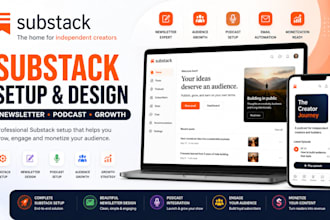 substack setup substack newsletter design setup substack podcast substack expert