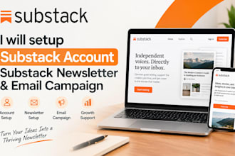 setup substack account substack newsletter substack expert email campaign