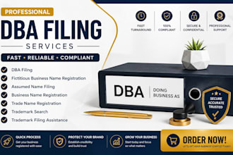 file dba register business name and trademark filing in any USA state