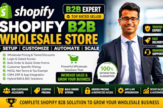 install and setup shopify b2b store b2b wholesale custom pricing shopify b2b app