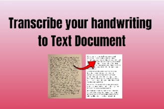 convert your handwriting to digital document
