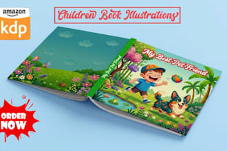 design children book cover, kids book illustration, children book illustrations