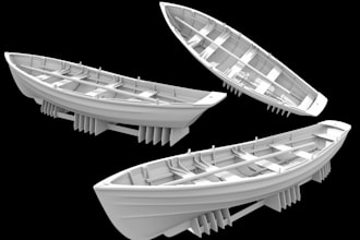 3d ship model vessel hull model naval cad design historical boat model 3d print