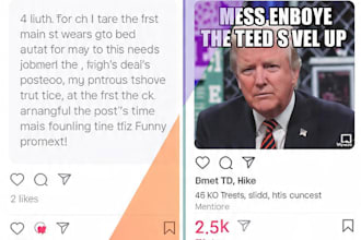 create viral funny memes for instagram twitter facebook