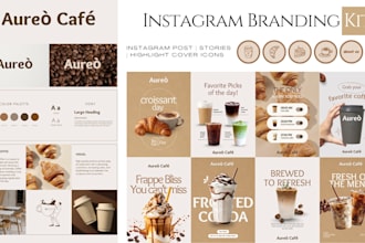 design complete instagram branding kit