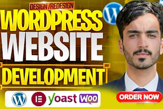 design, develop, fix wordpress website issues, and optimize SEO