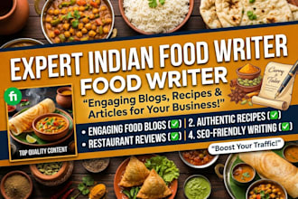 write mouth watering indian food articles and travel blogs
