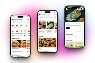 build online food delivery app, restaurant ordering mobile app with admin panel