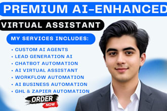 ai virtual assistant freelance business automation tasks ai agent custom chatbot