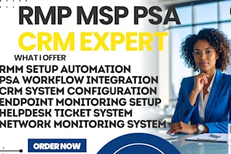 setup and automate rmm msp psa CRM ninjaone atera connectwise datto kaseya