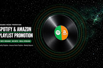 spotify playlist promotion and organic amazon music playlist