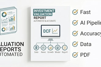 deliver an ai powered dcf valuation report for any stock