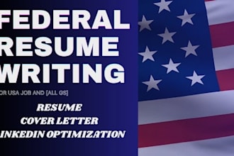 write standout usajob, federal ats resume, and cover letter