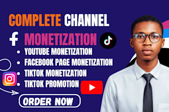 do tiktok youtube facebook page and instagram monetization organically
