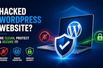 fix hacked wordpress website, remove malware, virus and secure it