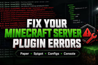 fix minecraft plugin errors and config bugs