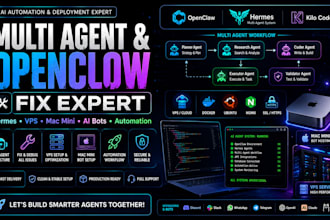 do fix multi agent hermes agent openclaw workspace kilo code mac mini bot vps
