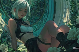 draw beautiful sfw or nsfw anime art illustration