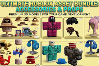 model 3d roblox assets custom ugc accessories and game props