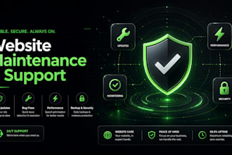 do ongoing website maintenance and support