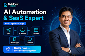 develop n8n ai automation, ai agents, ai saas, mobile apps and chatbot