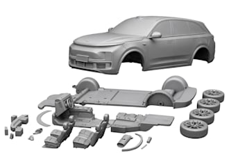 create scale car model, rc car body shell 3d printable stl, resin and fdm ready