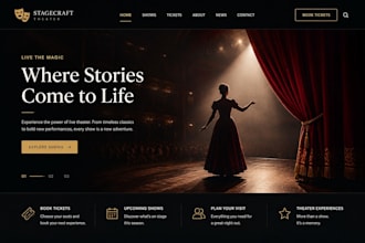 build squarespace voice actor website modelling streaming theater film website