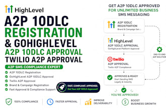 a2p 10dlc registration, gohighlevel a2p 10dlc approval  twilio a2p approval