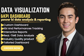 do data analysis, KPI data visualization in power bi, spss, excel dashboard