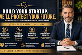 draft your safe or convertible note as a licensed US attorney