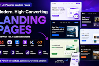 create makemywebsite sitekick zarla solo ai kleap zenfolio landing page