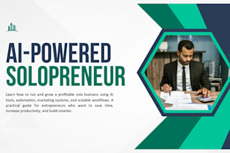 provide an ai solopreneur business guide ebook and actionable startup roadmap