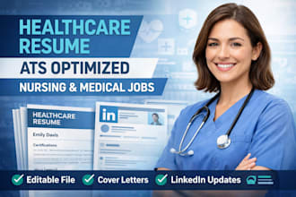 write ats friendly healthcare resume for medical jobs