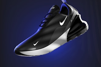 3d shoe design, 3d shoe modeling and realistic shoe rendering