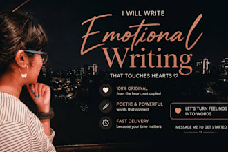 turn your feelings into beautiful words