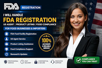 do fda food facility registration and food label compliance