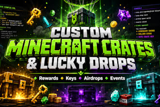 custom minecraft crates and lucky drops