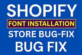 add custom fonts to your shopify store