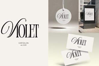 design an elegant logo for your brand within 24 hrs