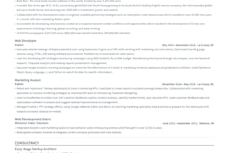 review and improve your resume, CV and linkedin profile