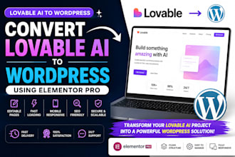 convert lovable ai website to wordpress elementor pro website gohighlevel