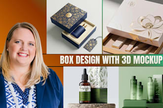 design product packaging design and label with modern branding