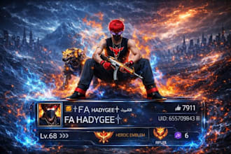 make a custom free fire avatar logo