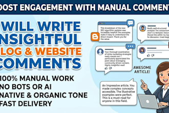 write 10 insightful 80 words blog comment or website comments