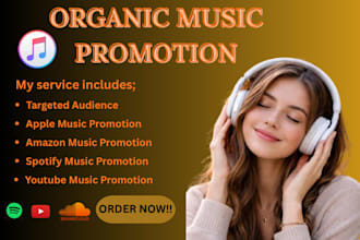 soundcloud promotion apple music playlist amazon music promotion youtube music