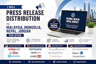 do your press release distribution to malaysia mongolia nepal jordan top sites